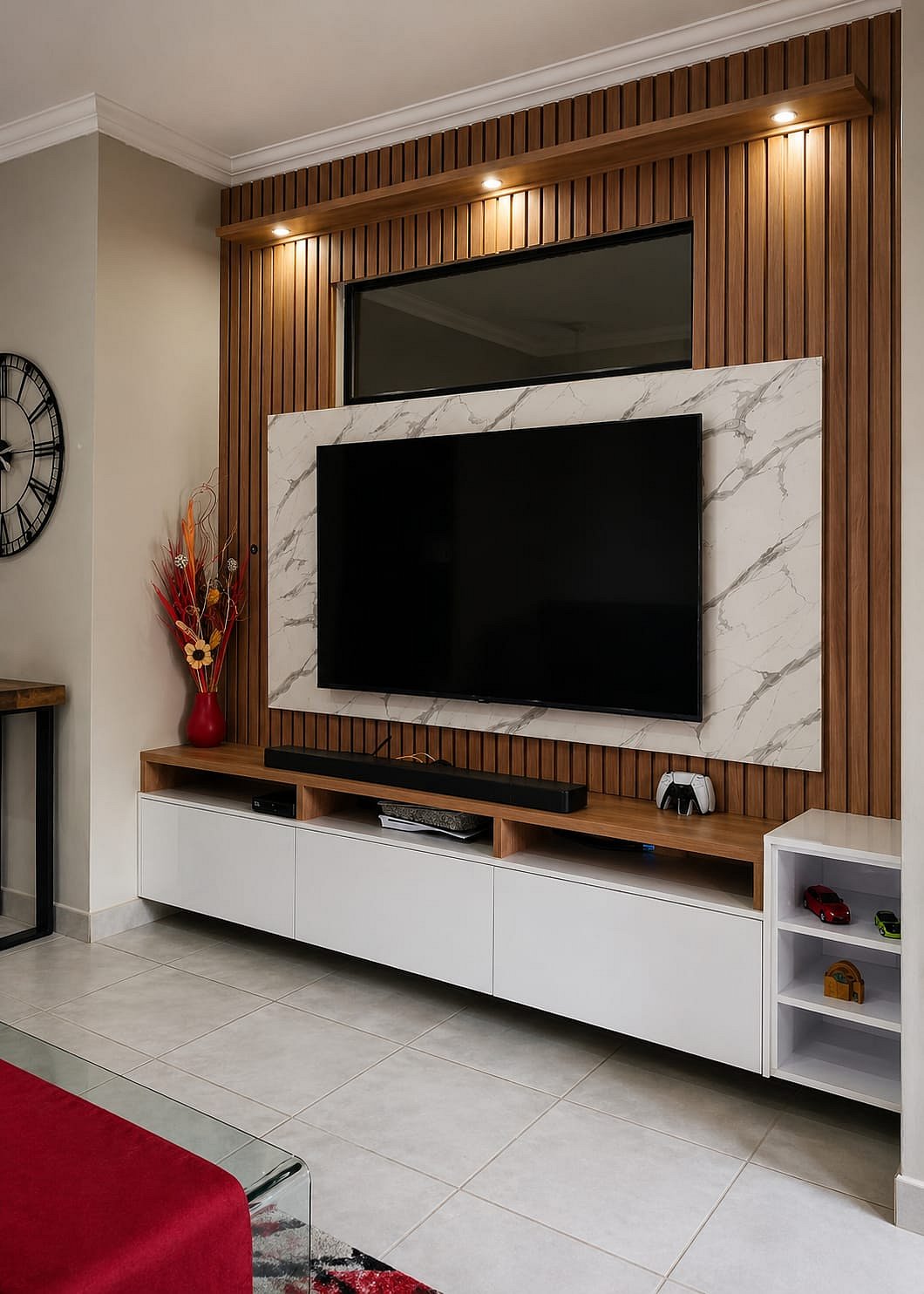 Premium custom living room renovation by Revival Space