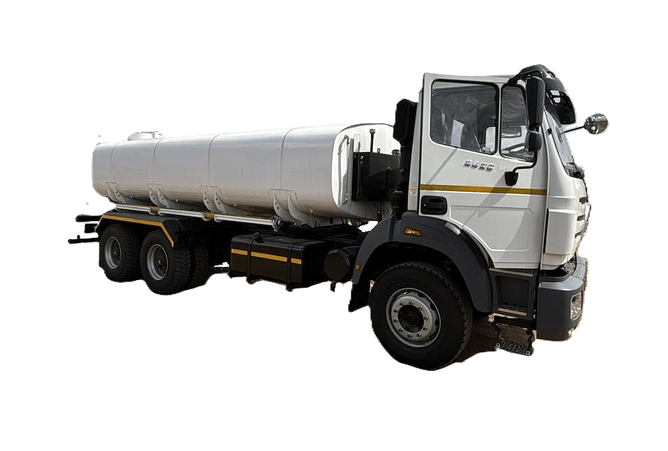 Side view of an Aquafleet water truck