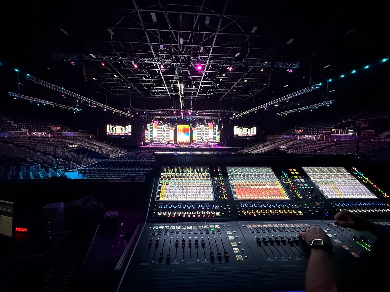 Corporate Event Audio Mixing Setup