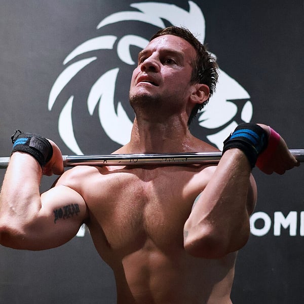Athlete lifting a barbell at CrossFit Ari