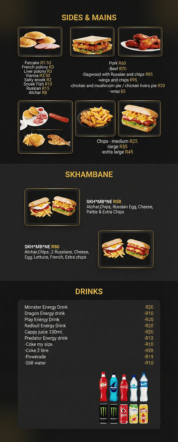 Full Menu