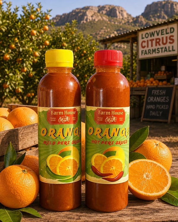 Kaptein Brandt Orange Mild and Hot Peri Sauce
