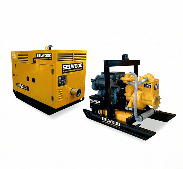 Industrial Water Pump on Site