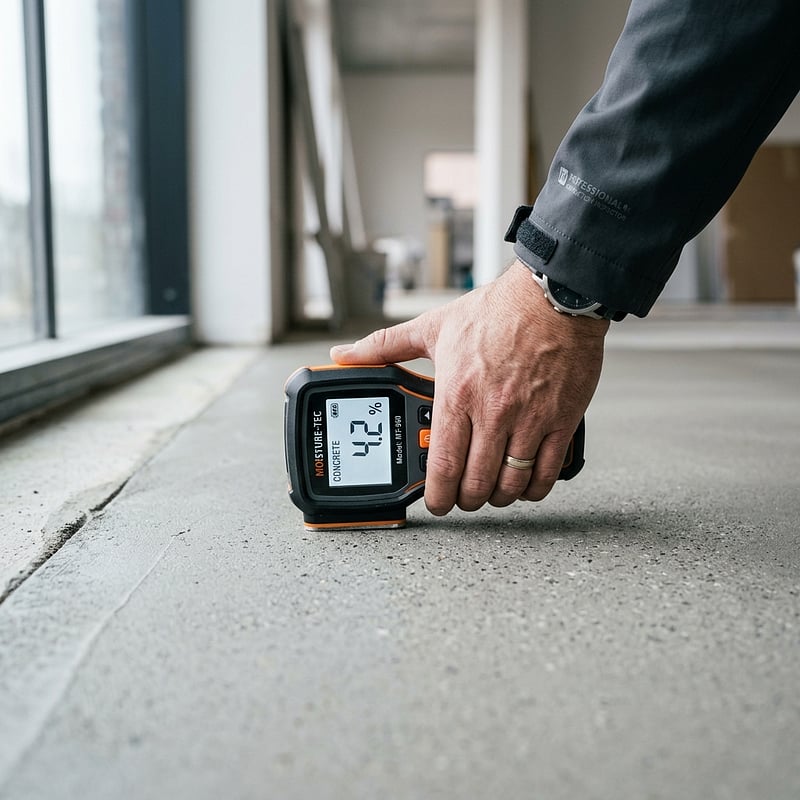 Subfloor Moisture Testing: Preventing Delamination in Commercial Concrete Floors
