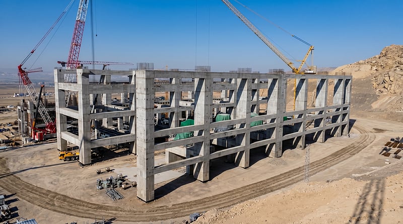 Reinforced concrete framework engineered by IStructEng