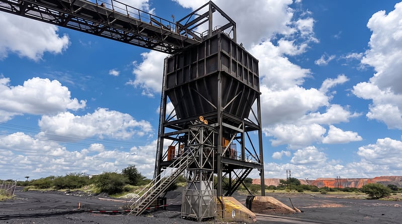 Thungela Mining Conveyor under construction designed by IStructEng